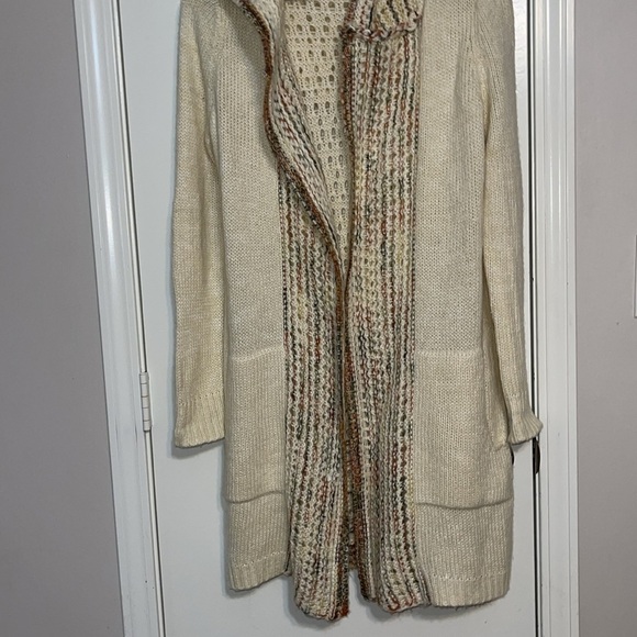 Mystree long hoodie cardigan sweater size medium - Picture 2 of 9